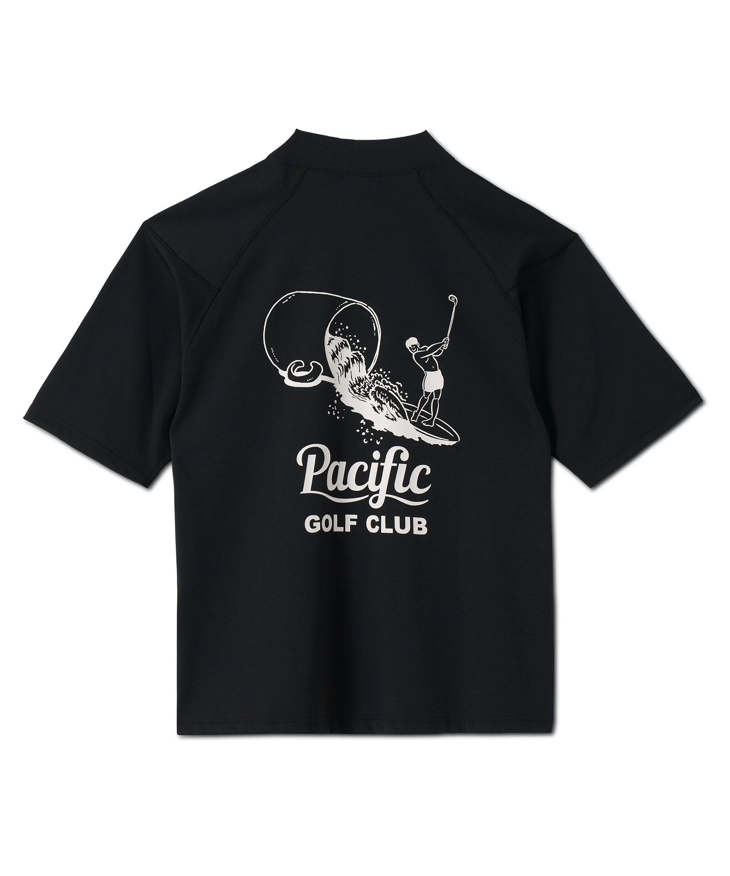 MOCK-NECK BIG TEE HALF SLEEVE 2 – Pacific GOLF CLUB