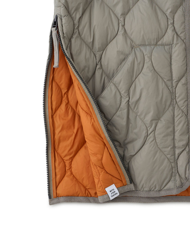 TAION × PGC MILITARY HI NECK W-ZIP DOWN VEST（SOFT SHELL）
