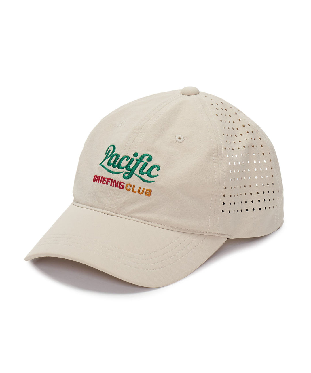 BRIEFING × PGC MS PUNCHING MESH CAP WHITE