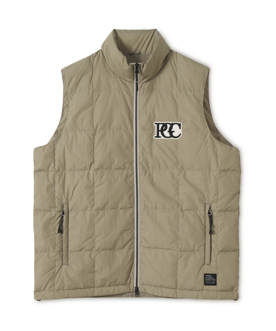 TAION × PGC SC TRACK DOWN VEST GRAY
