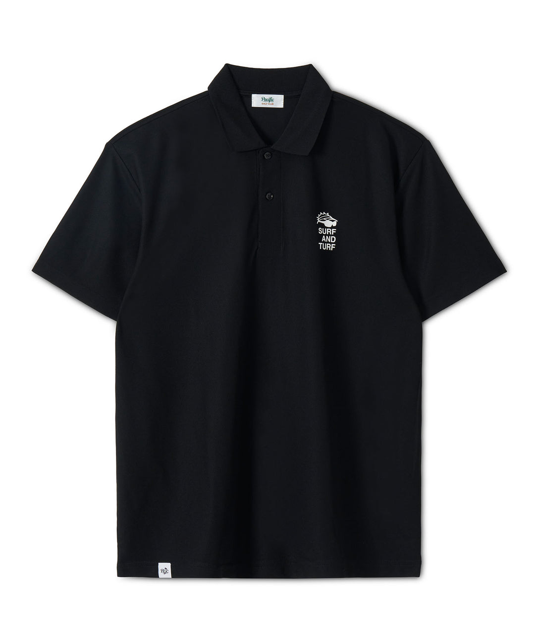 Pacific SUNSHINE COUNTRY CLUB POLO SHIRT BLACK