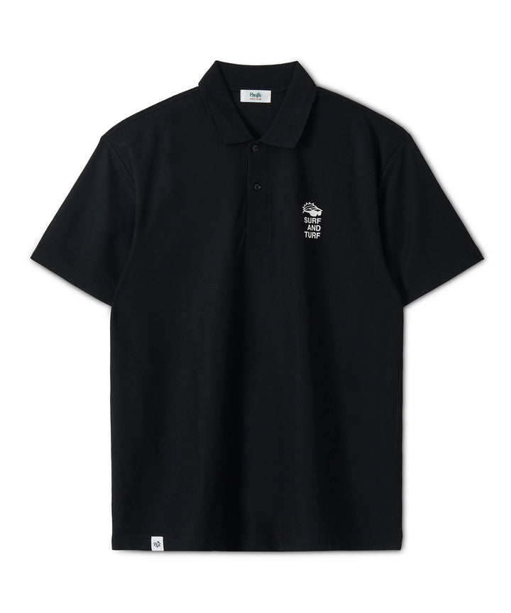 Pacific SUNSHINE COUNTRY CLUB POLO SHIRT BLACK