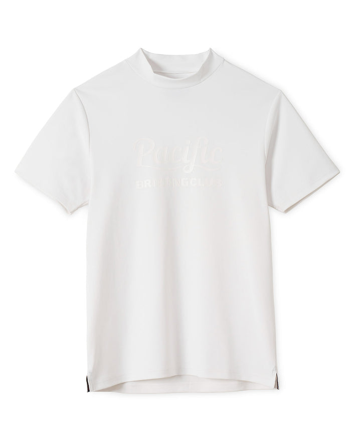 BRIEFING × PGC MS LOGO HIGHNECK WHITE