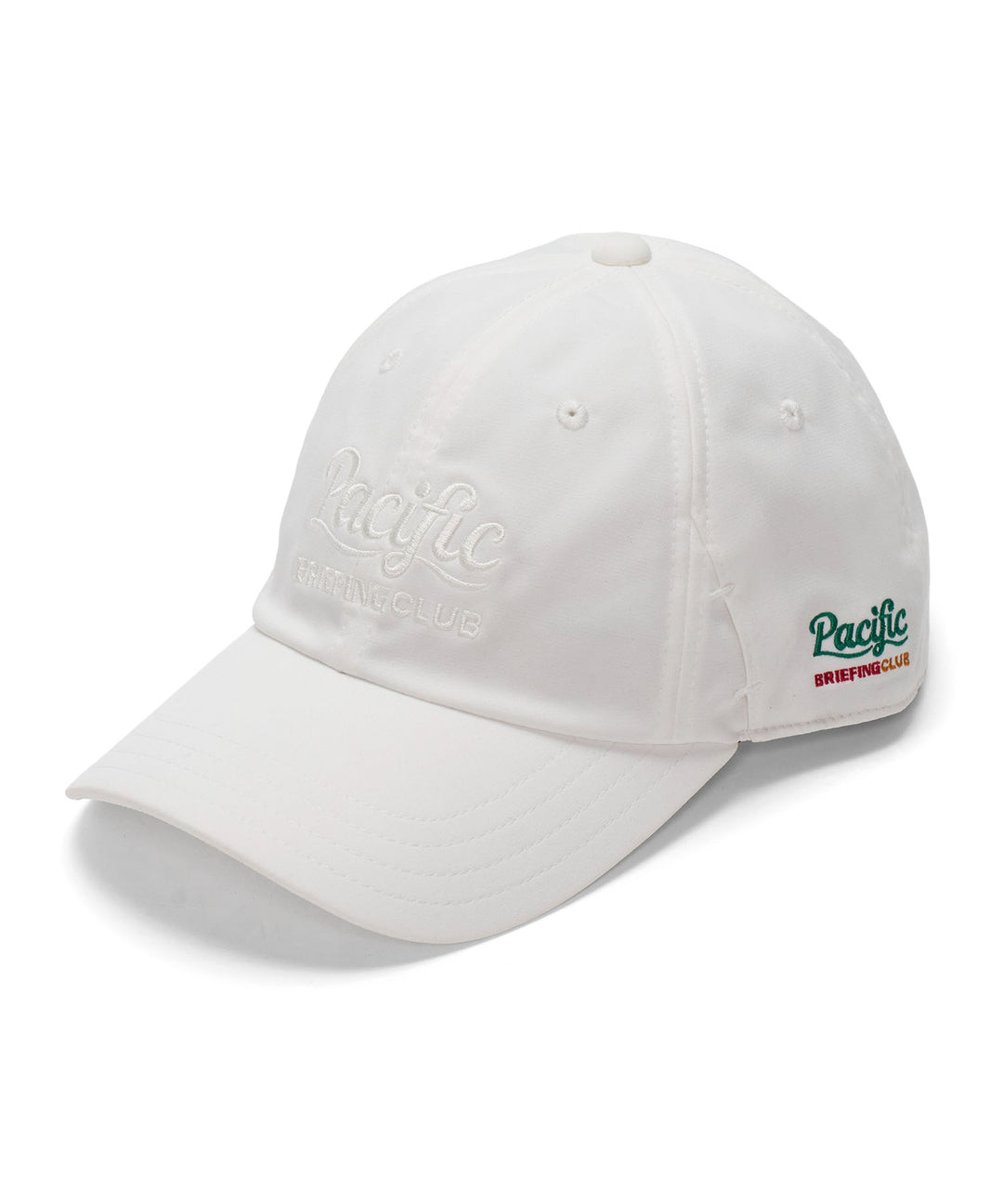 BRIEFING × PGC MS GLASSHOLD LOGO CAP WHITE