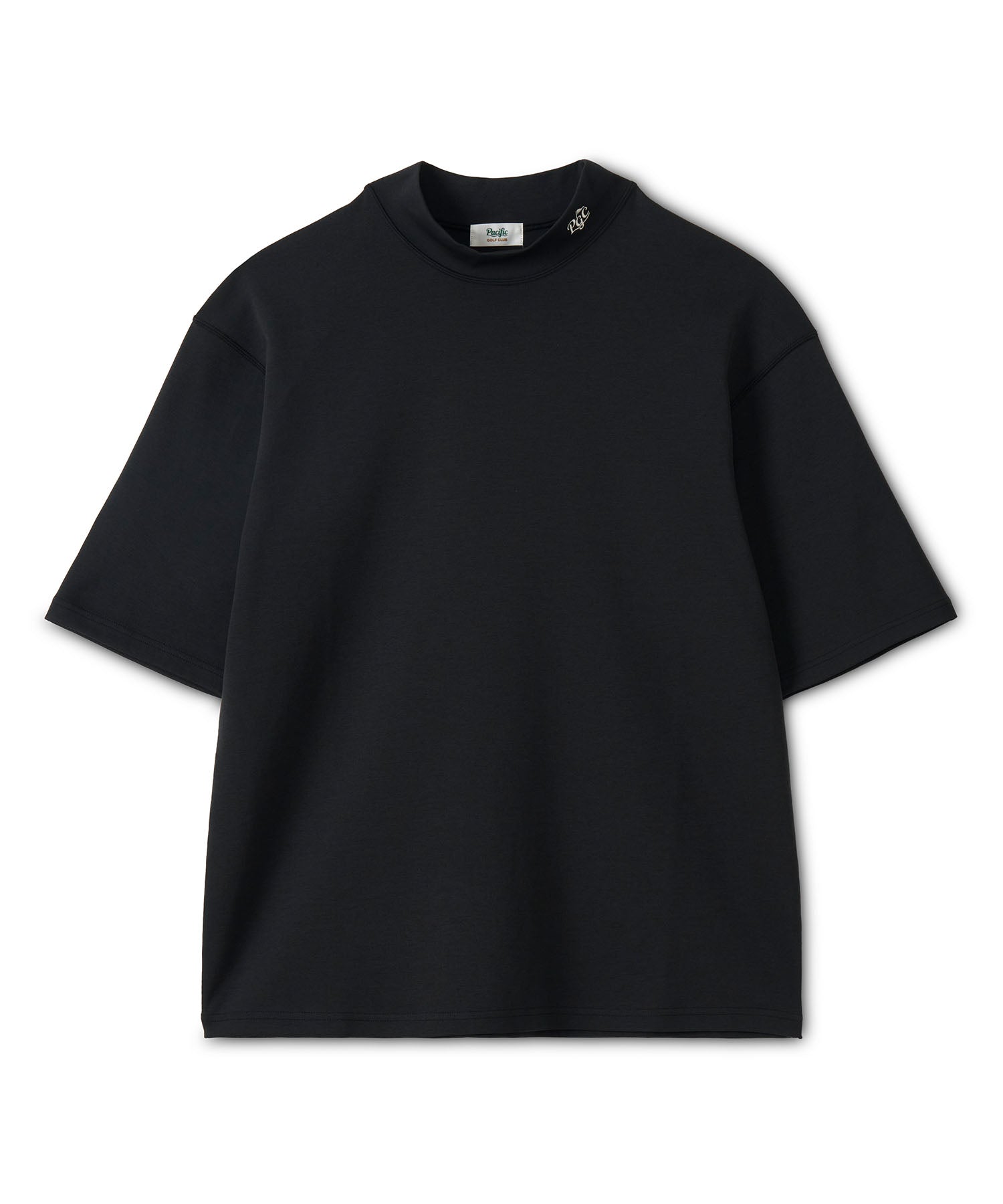 MOCK-NECK BIG TEE HALF SLEEVE Pacific LOGO – Pacific GOLF CLUB