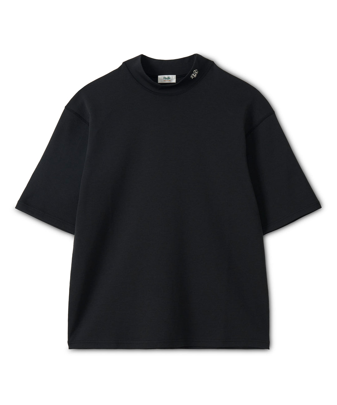MOCK-NECK BIG TEE HALF SLEEVE Pacific LOGO