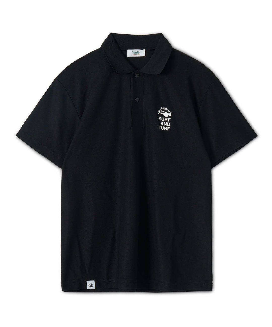 Pacific SUNSHINE COUNTRY CLUB POLO SHIRT BLACK