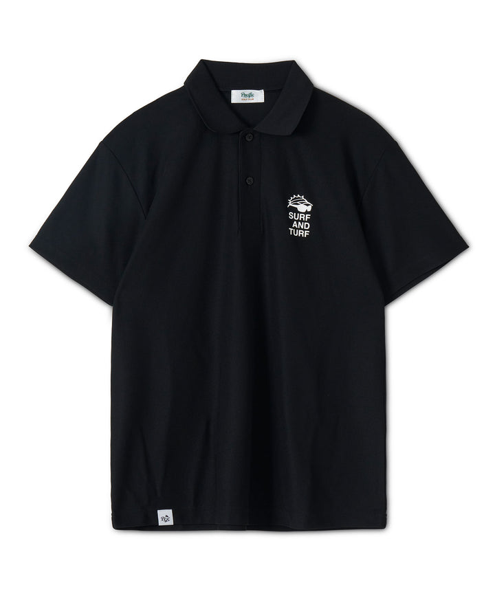 Pacific SUNSHINE COUNTRY CLUB POLO SHIRT BLACK