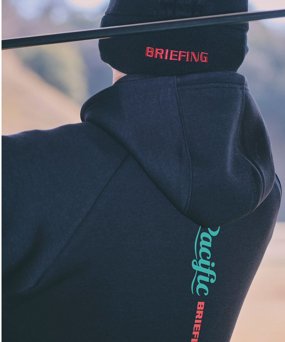 PGC×BRIEFING MS WARM 3D LOGO HOODIE