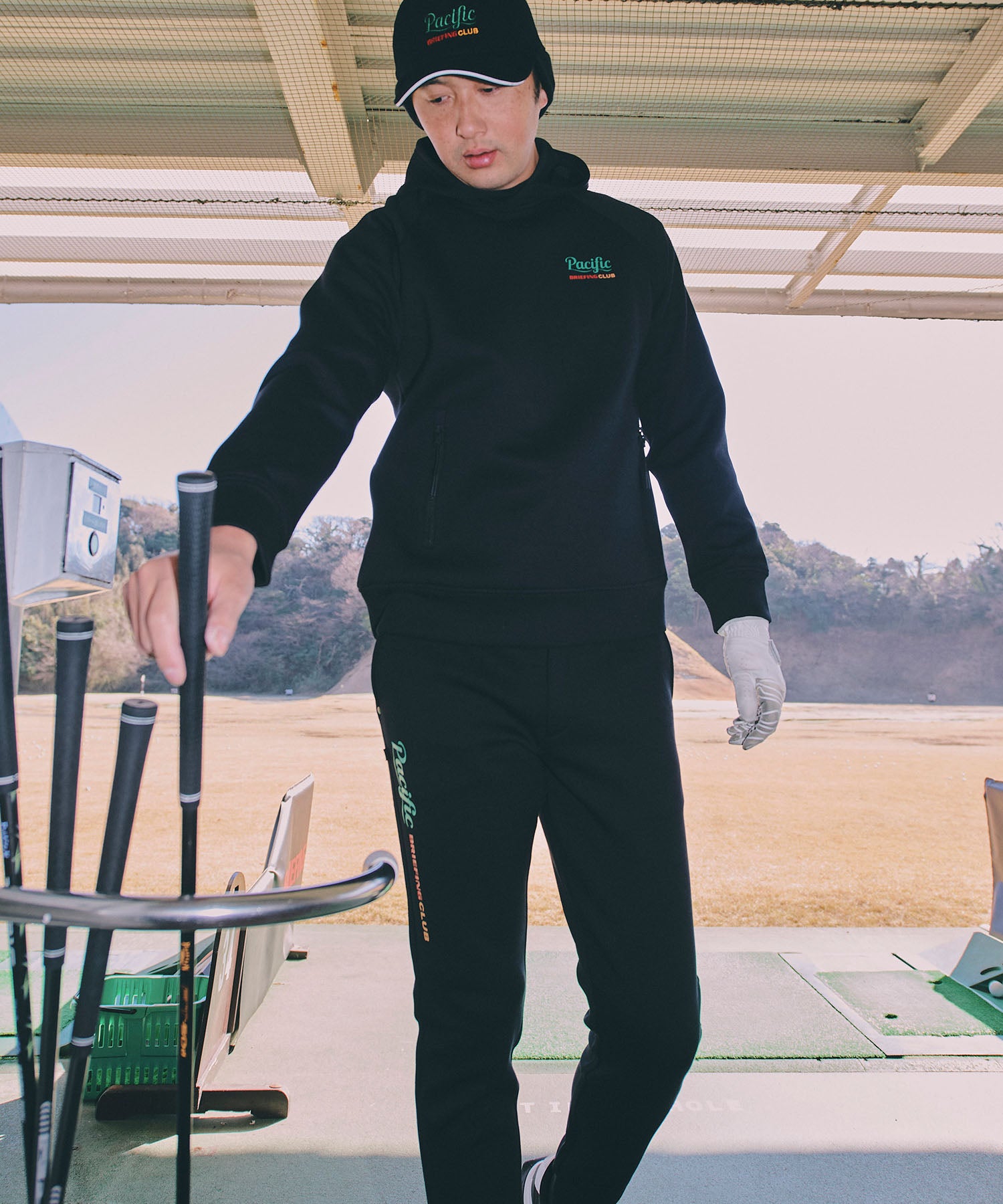 PGC×BRIEFING MS WARM 3D LOGO HOODIE – Pacific GOLF CLUB