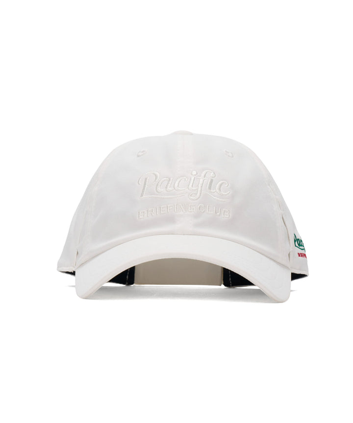 BRIEFING × PGC MS GLASSHOLD LOGO CAP WHITE