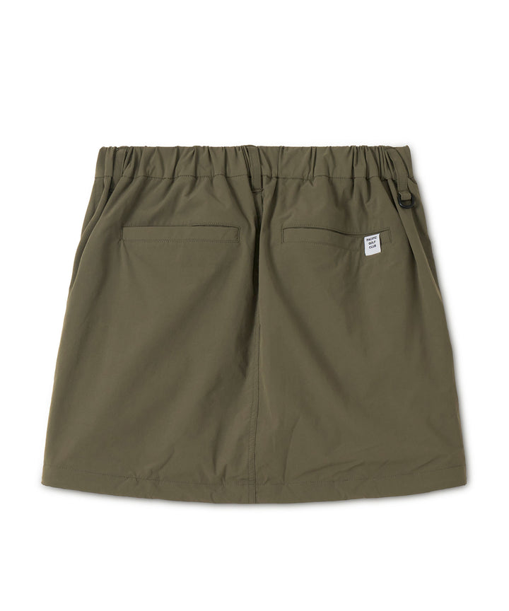 DRAWSTRING BALLOON SKIRT OLIVE