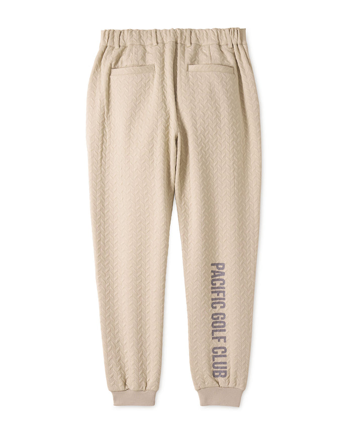 EMBOSS JQ PANTS BEIGE