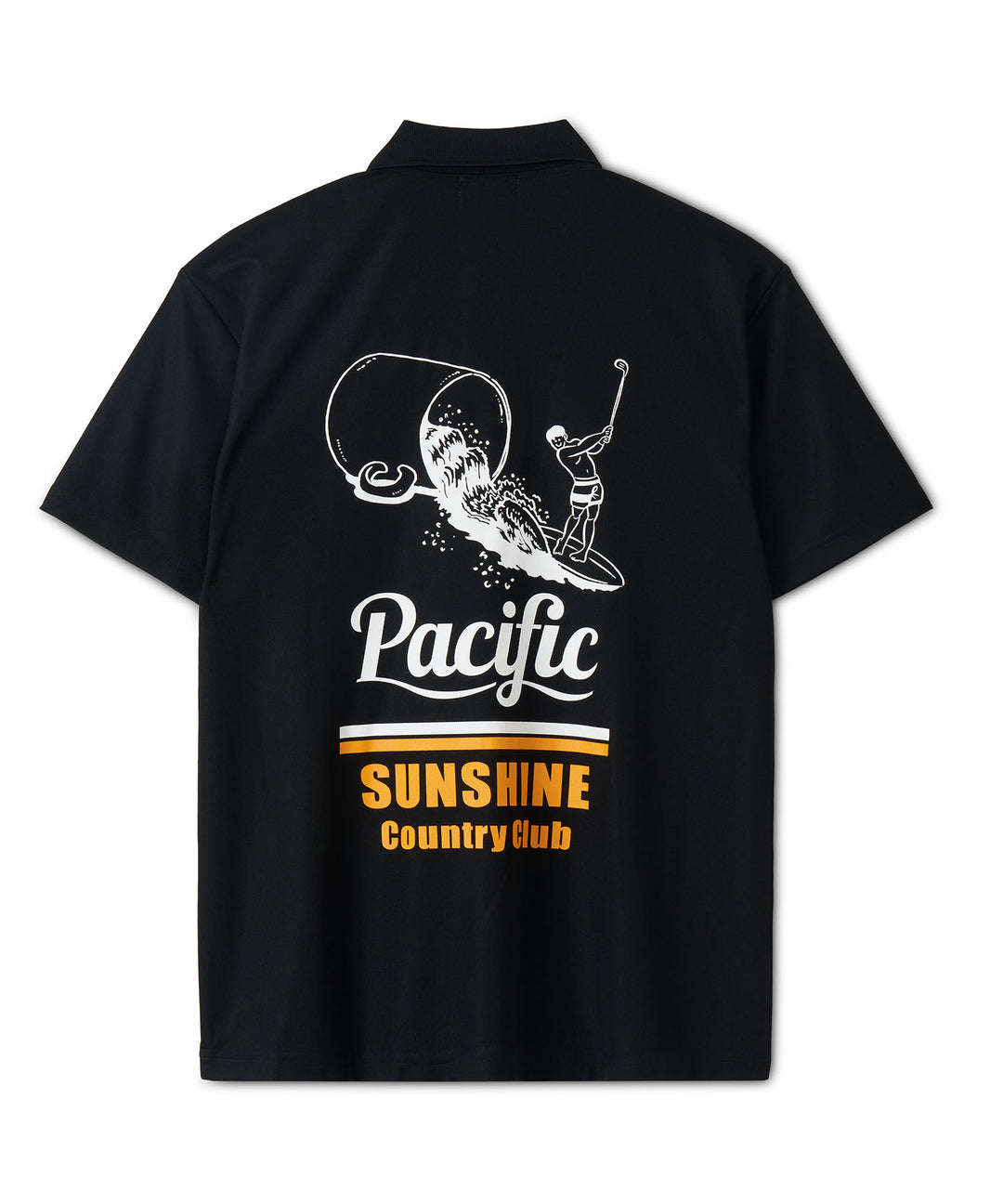 Pacific SUNSHINE COUNTRY CLUB POLO SHIRT BLACK