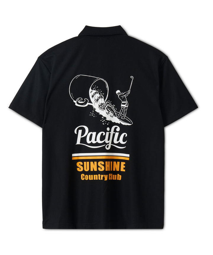 Pacific SUNSHINE COUNTRY CLUB POLO SHIRT BLACK