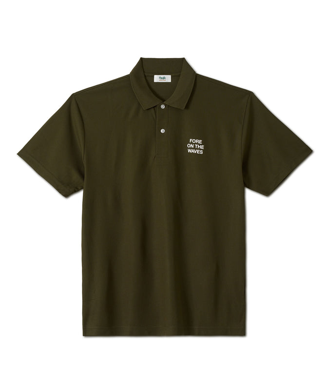 GOLF & PANCAKE POLO SHIRT OLIVE