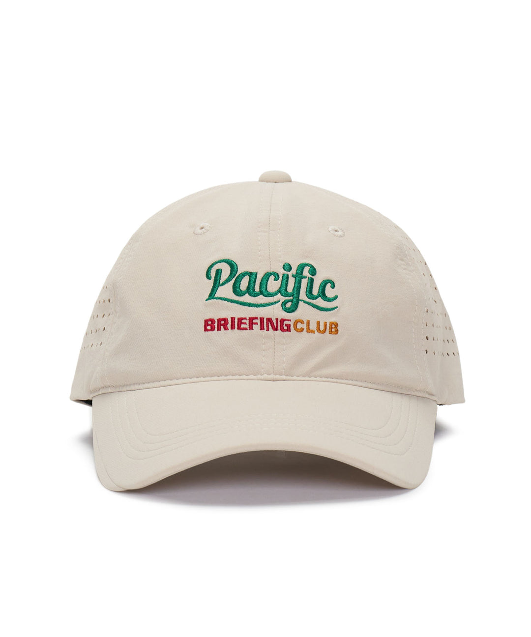 BRIEFING × PGC MS PUNCHING MESH CAP WHITE