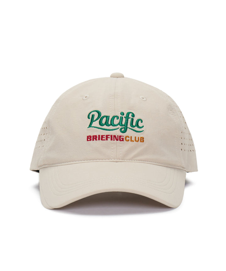 BRIEFING × PGC MS PUNCHING MESH CAP WHITE