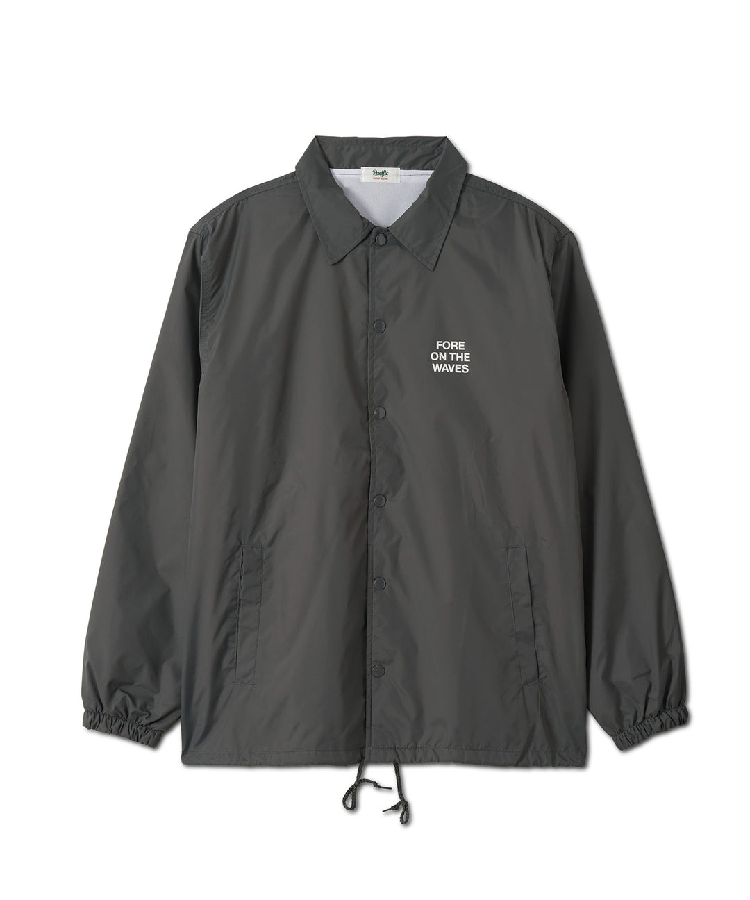 FORE ON THE WAVES COACH JACKET GRAY