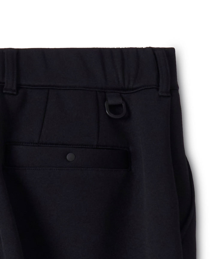 DOUBLE KNIT LONG PANTS BLACK