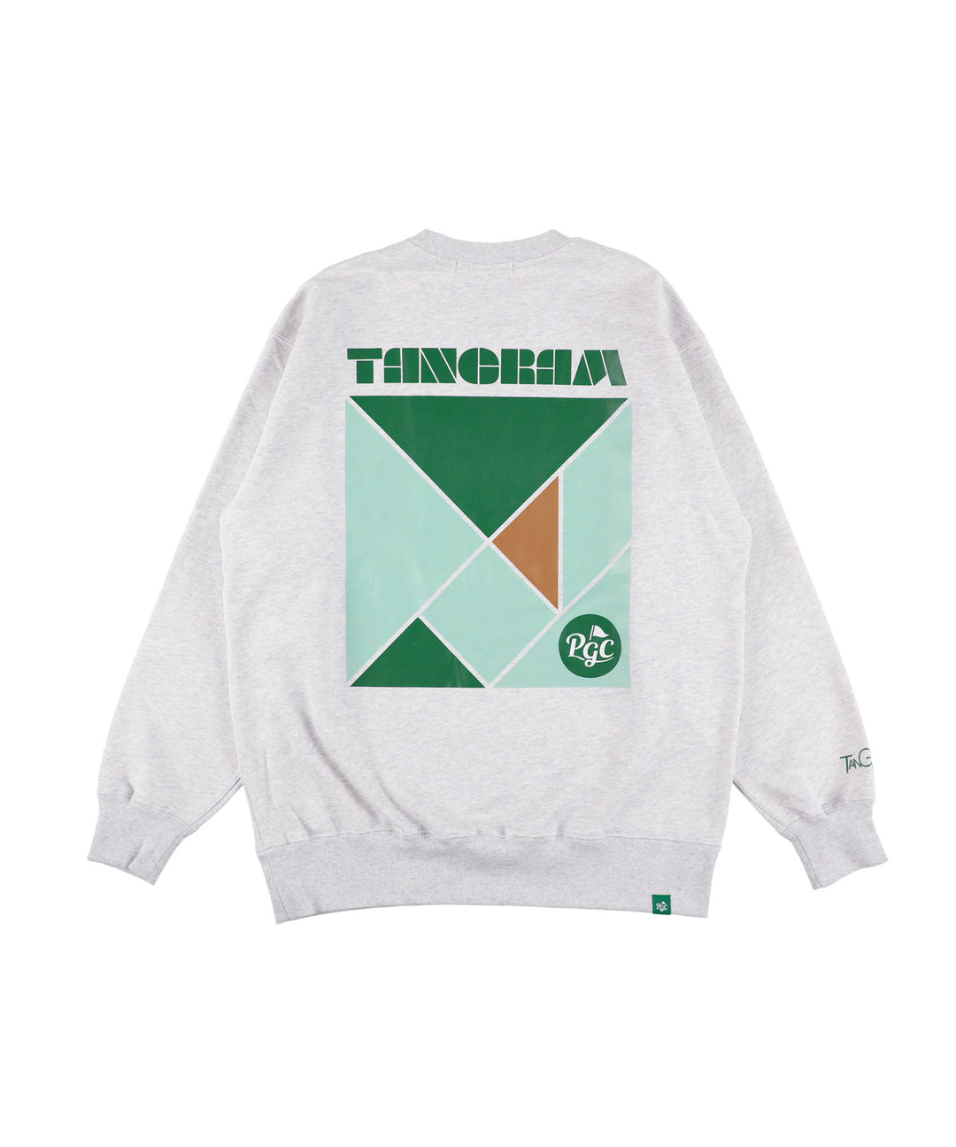 TANGRAM×PGC CREW SWEAT GRAY