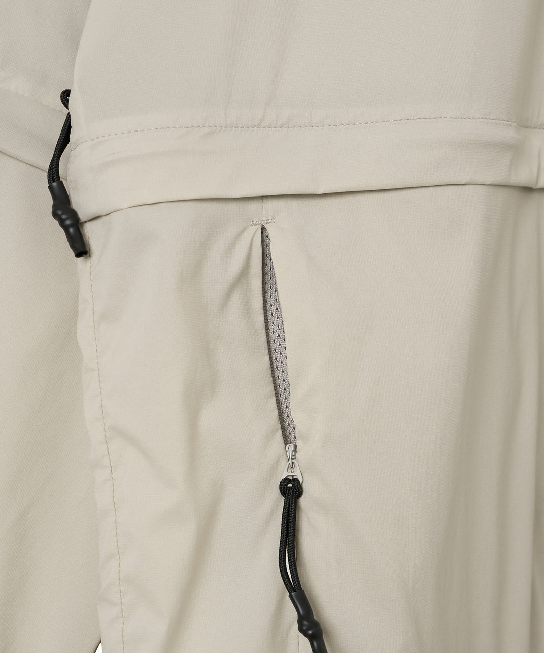 TAION × PGC BASIC SPORTS HI-NECK W-ZIP DETACHABLE LIGHT JACKET GRAY