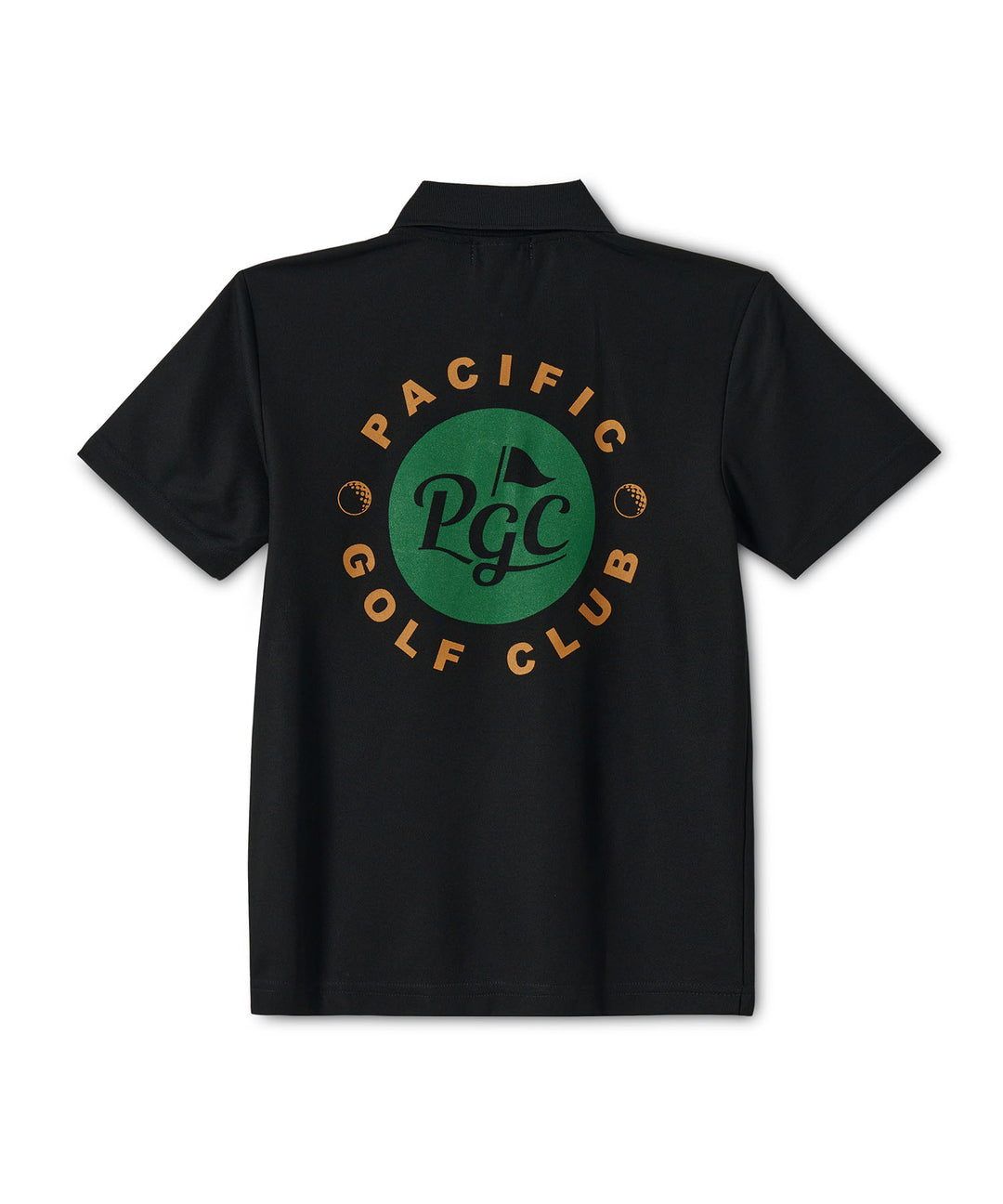 PGC CIRCLE LOGO POLO SHIRT BLACK