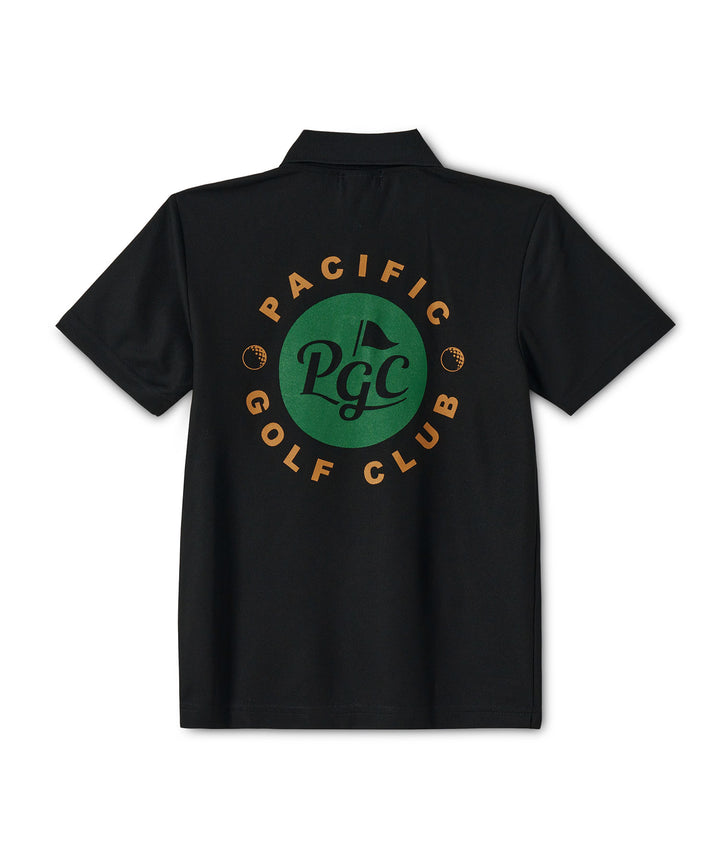 PGC CIRCLE LOGO POLO SHIRT BLACK