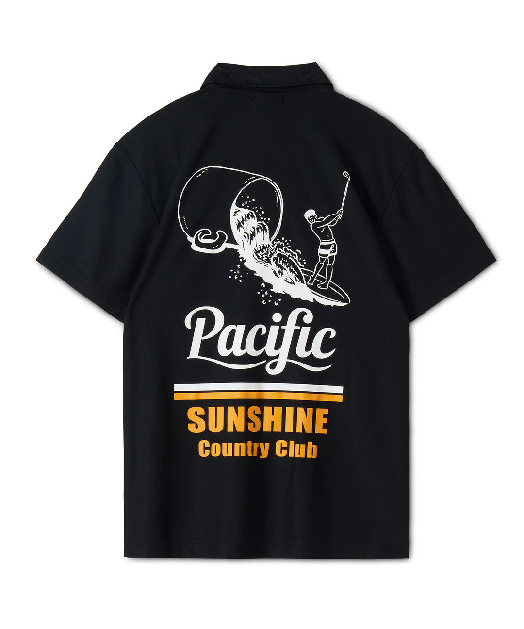 Pacific SUNSHINE COUNTRY CLUB POLO SHIRT BLACK