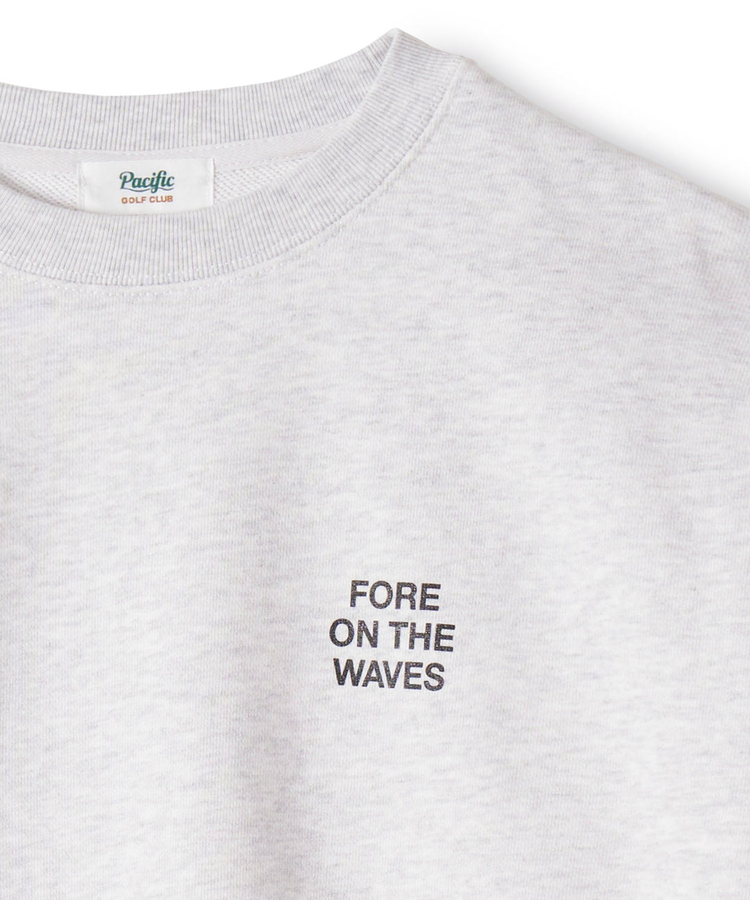 CUP & SURFER CREW-NECK SWEAT MIX GRAY