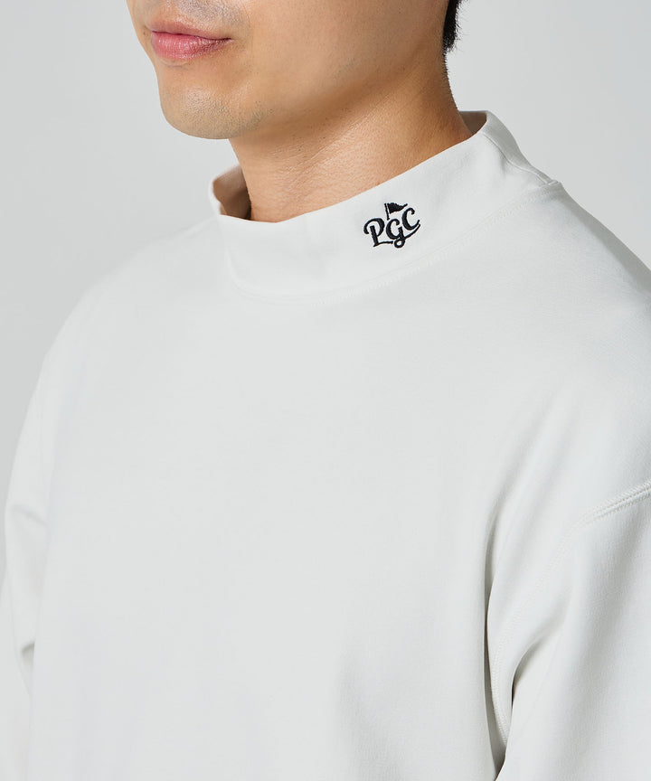 MOCK-NECK BIG TEE HALF SLEEVE Pacific LOGO