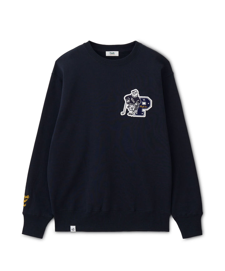 BLACK KITE MASCOT CREW NECK SWEAT