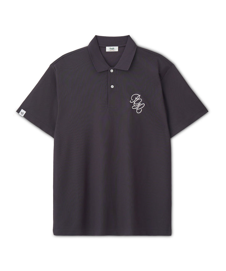 BLACK KITE MASCOT POLO SHIRT