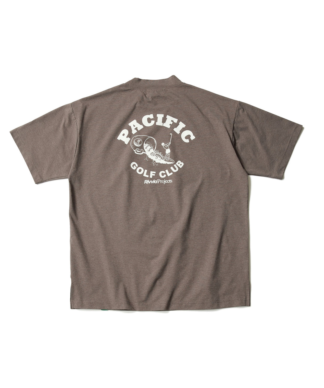 Rivvia Projects × PGC ON THE WAVE M/NECK RASH SS GRAY