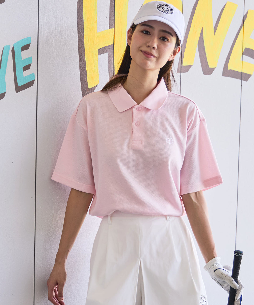 HALF SLEEVE POLO LAUREL PRINT