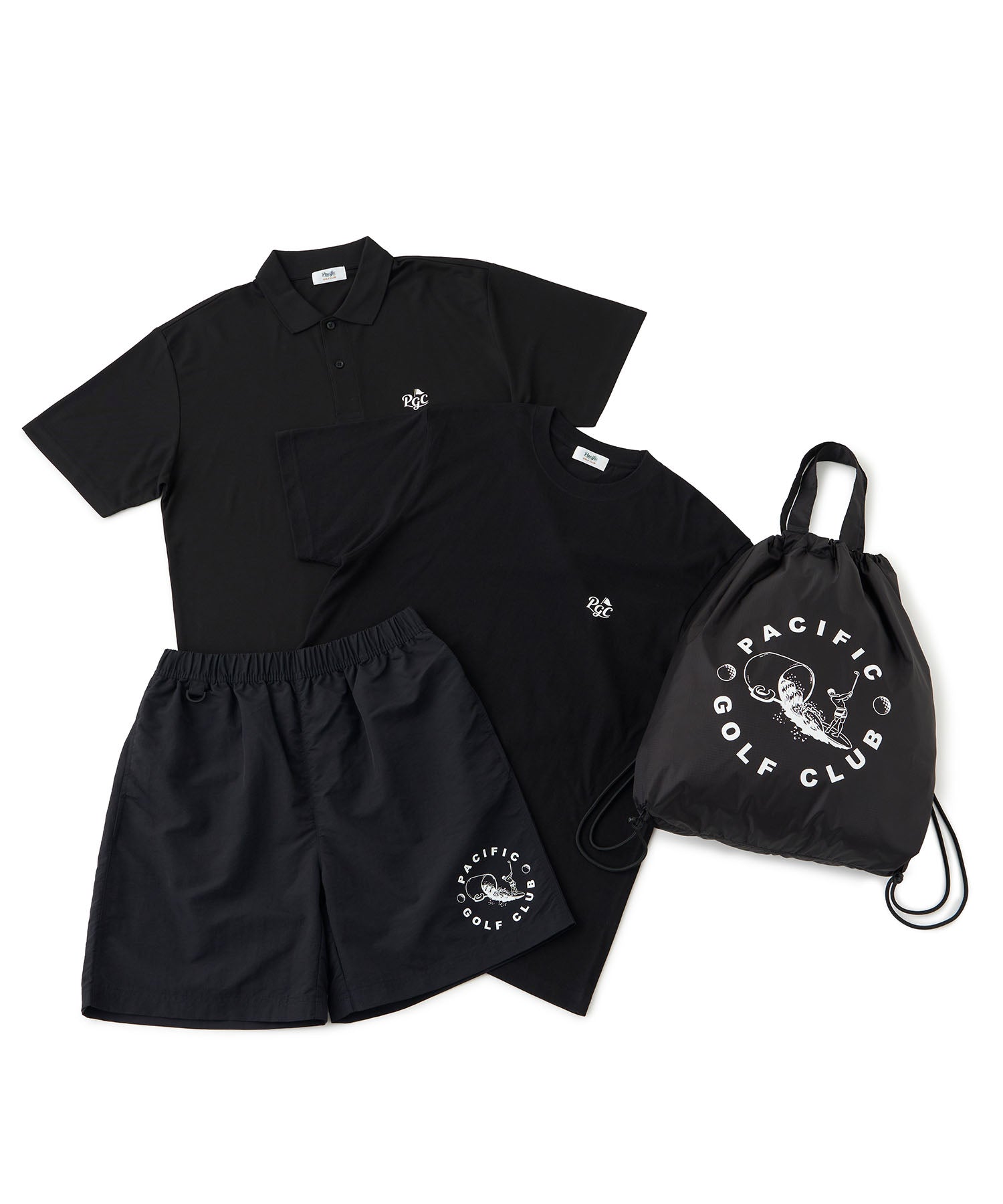 Pacific GOLF CLUB 水陸 SHORT PANTSsizeＬ　黒 Pacific GOLF CLUB 水陸 SHORT PANTSsizeL 黒 Pacific GOLF CLUB 水陸