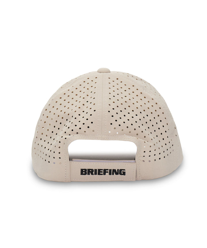 BRIEFING × PGC MS PUNCHING MESH CAP WHITE
