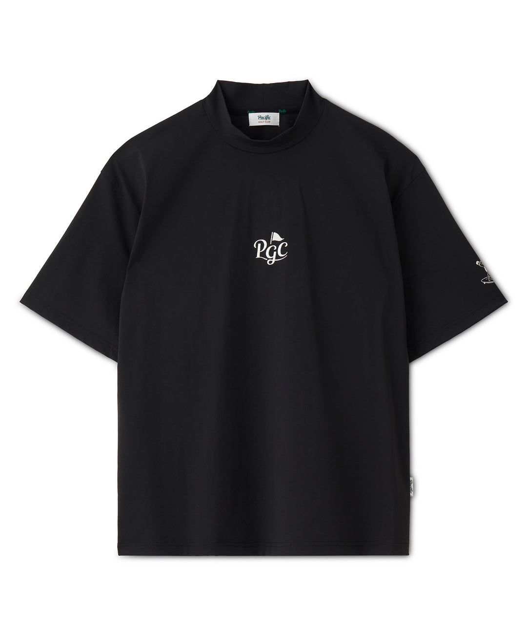 CENTER CHEST LOGO MOCK NECK GOLF & PANCAKE