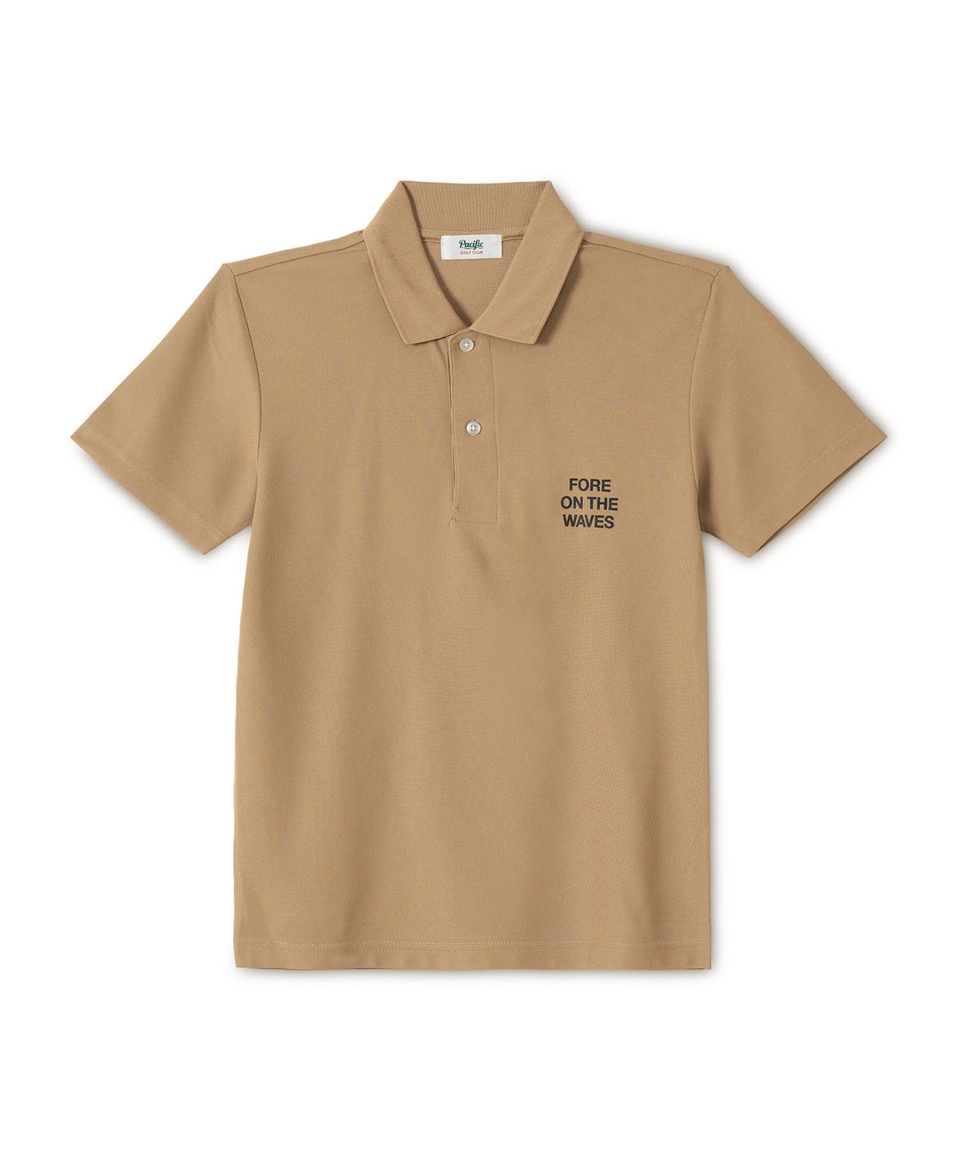 GOLF & PANCAKE POLO SHIRT SAND KHAKI