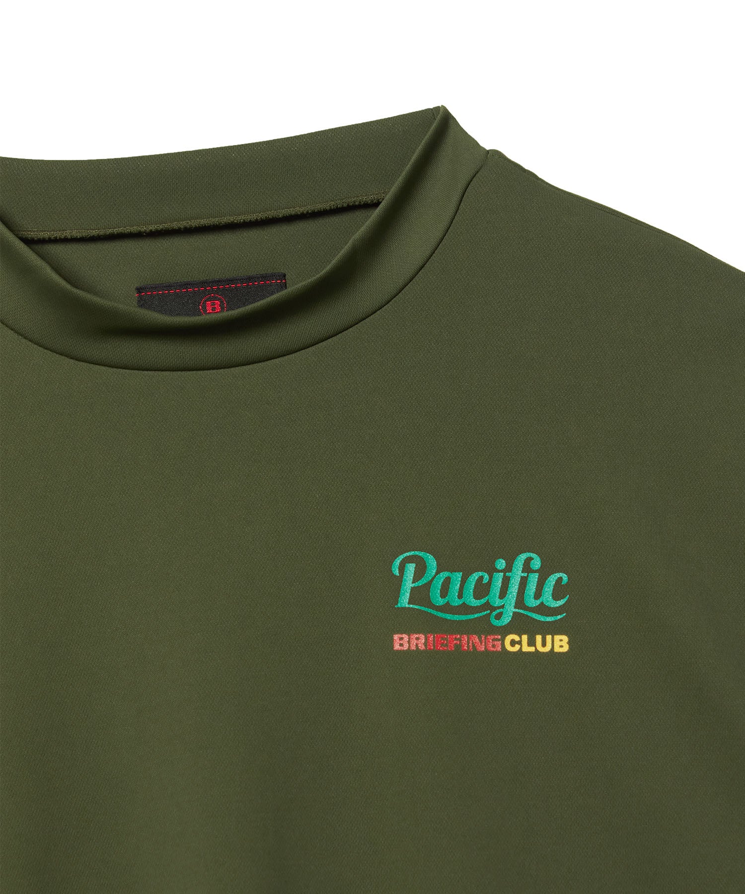 BRIEFING モックネック オリーブグリーン 近年モデル レアデザイン BRIEFING モックネック オリーブグリーン 近年モデル レア