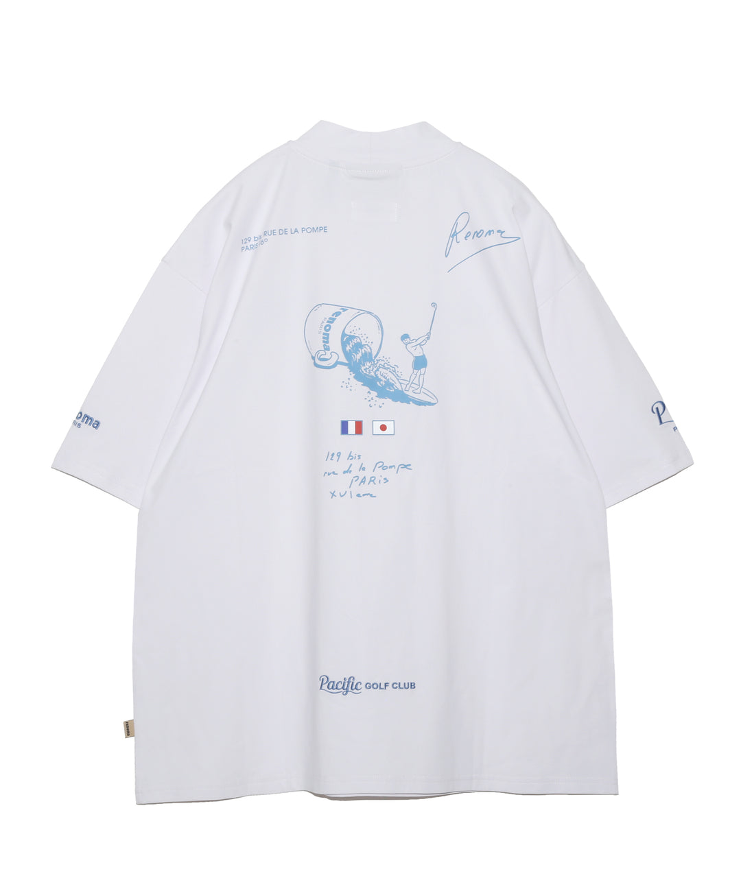 renoma golf × PGC MOCK NECK T SS