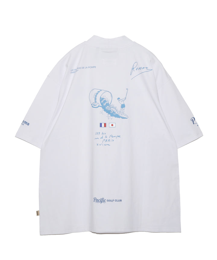 renoma golf × PGC MOCK NECK T SS