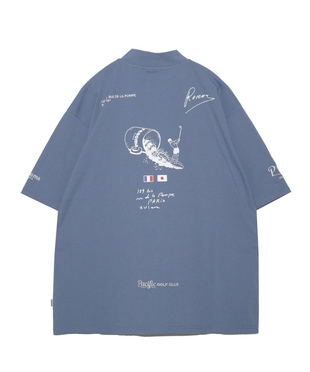 renoma golf × PGC MOCK NECK T SS