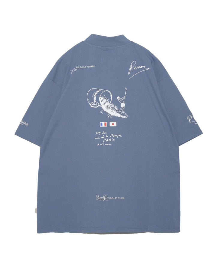 renoma golf × PGC MOCK NECK T SS