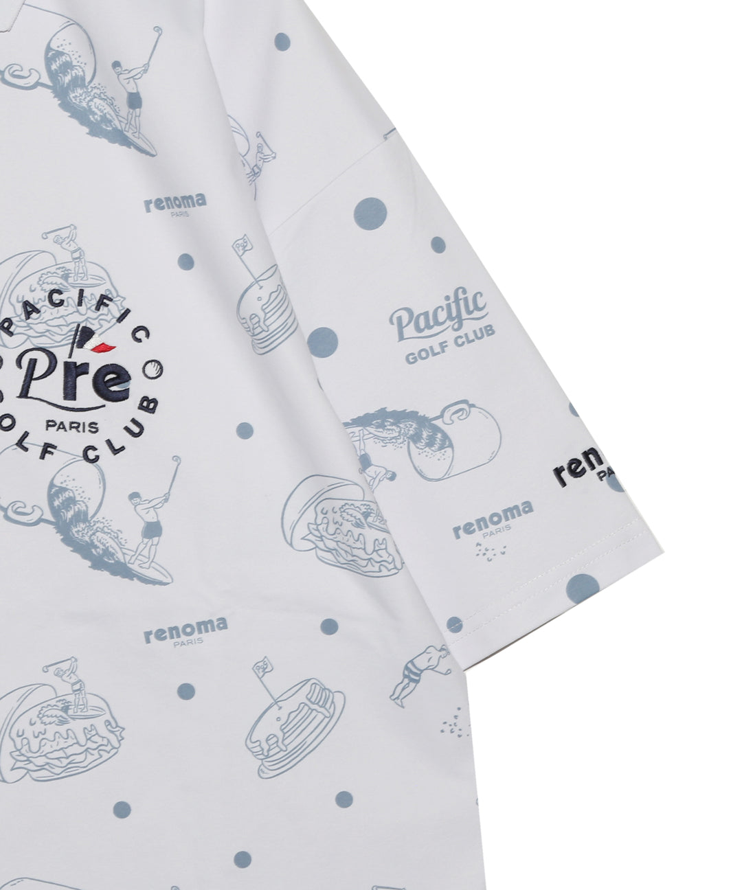 renoma golf × PGC ALL OVER PRINT POLO