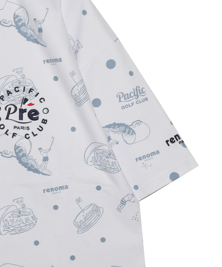 renoma golf × PGC ALL OVER PRINT POLO