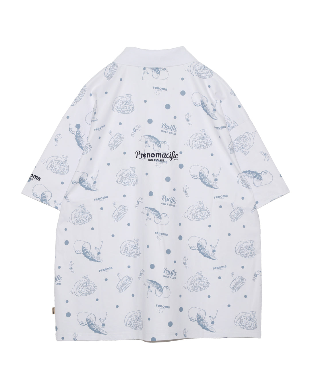 renoma golf × PGC ALL OVER PRINT POLO