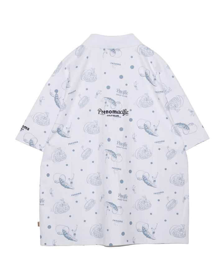 renoma golf × PGC ALL OVER PRINT POLO