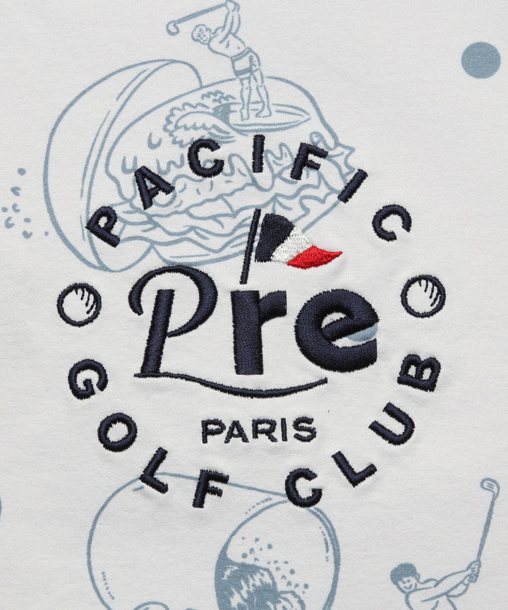 renoma golf × PGC ALL OVER PRINT POLO