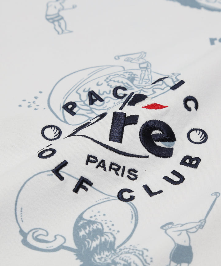 renoma golf × PGC ALL OVER PRINT POLO